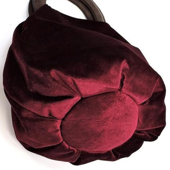 Vintage Velvet Satchel - Picture 3 of 4